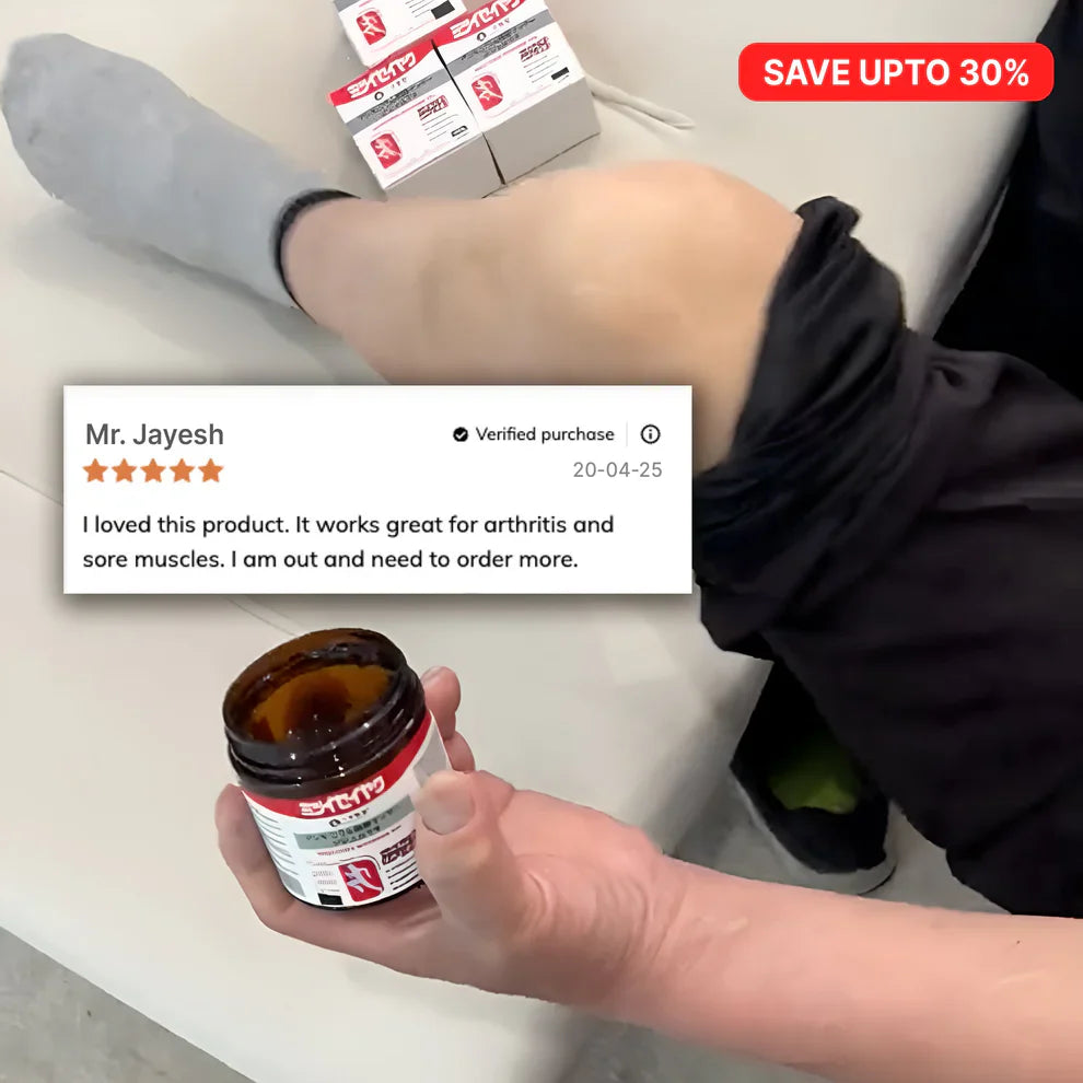 Japanese Instant Pain Relief Soothing Massage Gel 🌸✨ (Buy 1 Get 1 Free🔥)